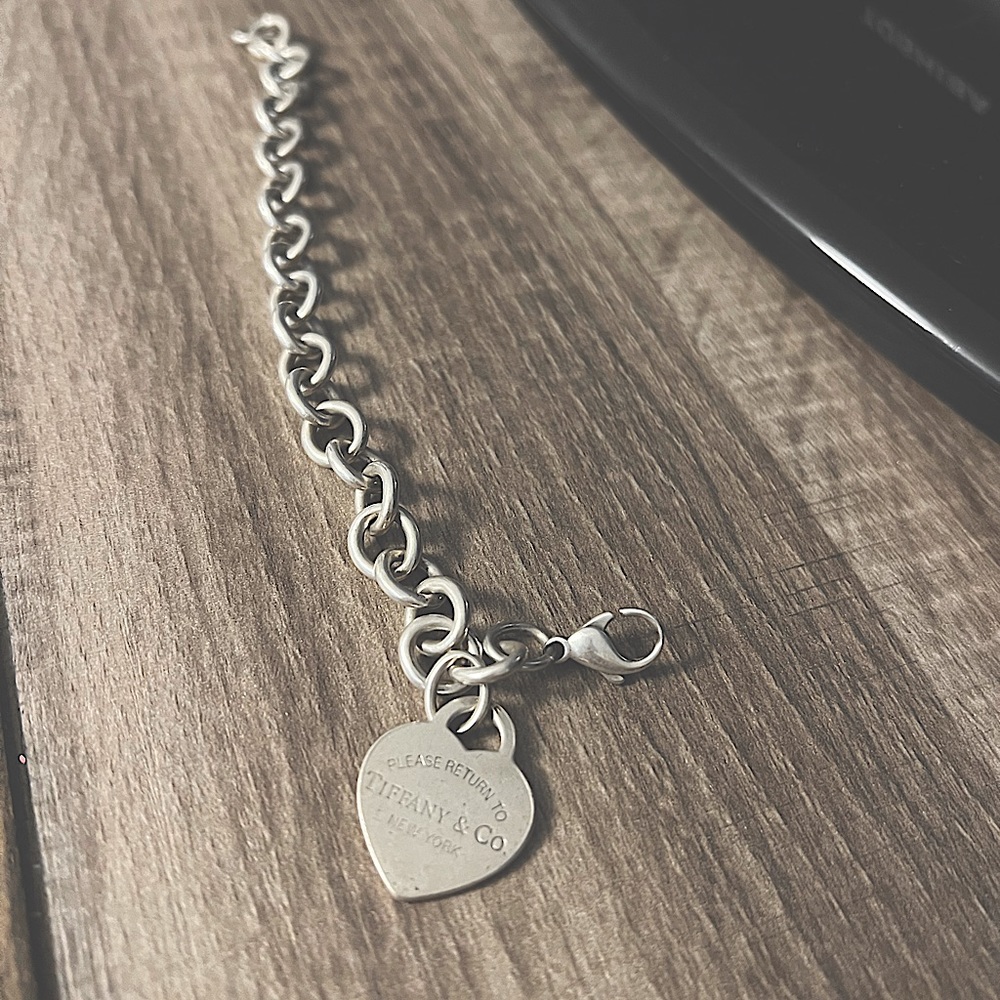 Tiffany & Co Heart Tag Charm Bracelet